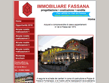 Tablet Screenshot of immobiliarefassana.com